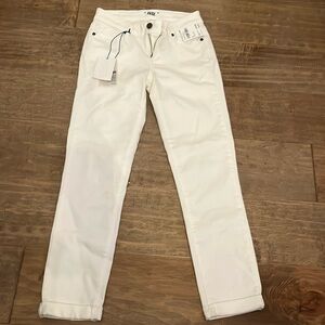 NWT Paige jeans Kylie crop white size 24